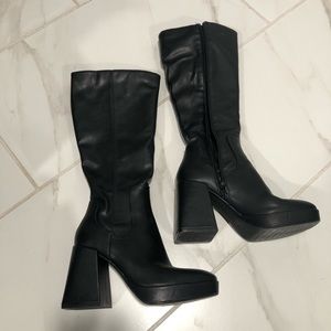 Black Platform Boots